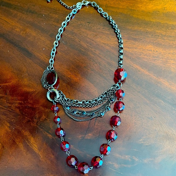 Statement Necklace with Different Textures - Picture 2 of 6